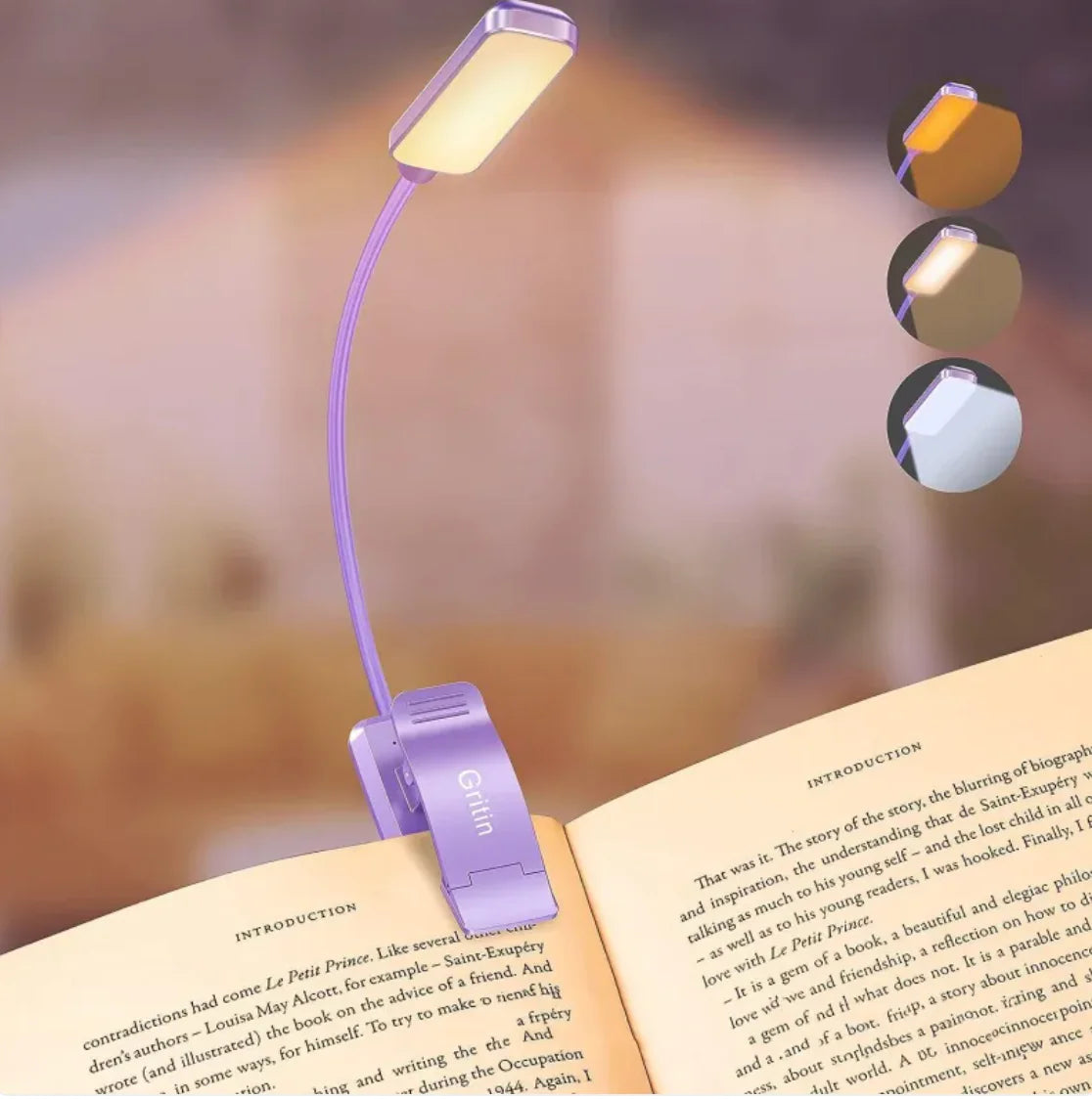 Sleek USB Rechargeable Reading Light