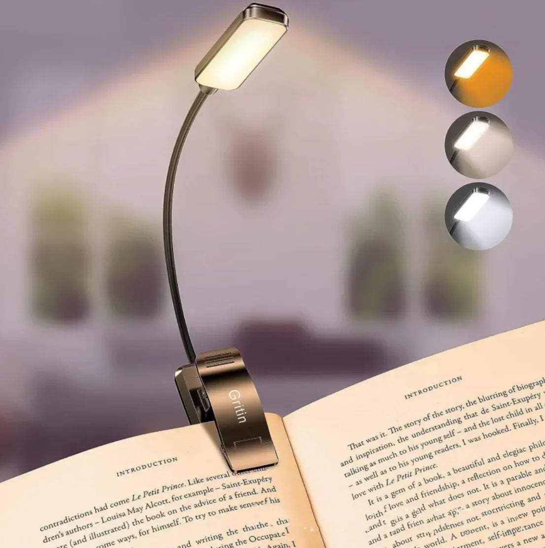 Sleek USB Rechargeable Reading Light