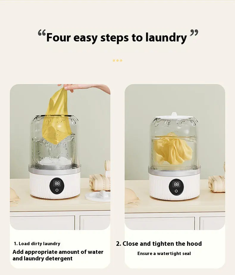 Wireless Mobile Washing Machine